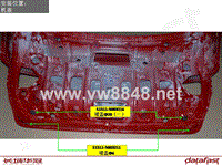 宝马X4_BD01001_车身堵盖分布信息_S1511-5003_后背门车身堵盖分布示意图