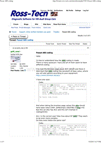 Passat ABS coding