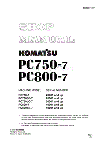 小松PC750,800-7服务手册