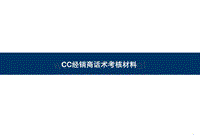 CC话术考核材料