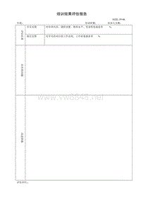 HZJL-59-06培训效果评估报告与有效性评价表二选一