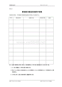 AL01附表8--参加能力验证活动的计划表