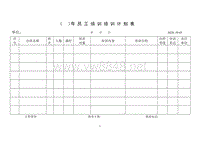 HZJL-59-05( )年 员 工 培 训 培 训 计 划 表