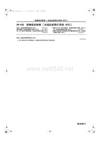 马自达CX5维修手册_1A23-1C-12C(09-03D)故障症状检修 [ 自适应前照灯系统(AFS)]