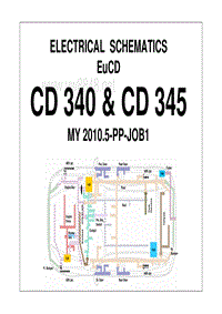 2010款福特蒙迪欧电路图cd345英文 线路图