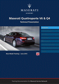 玛莎拉蒂Maserati Quattroporte V6 & Q4 Training Manual-EN
