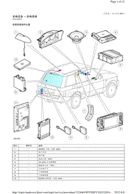 2012-路虎揽胜L322维修手册_音响设备 - 音响系统