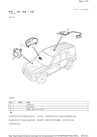 2009路虎发现三Discovery3 L319车型维修手册_防盗 – 主动 - 防盗 – 主动