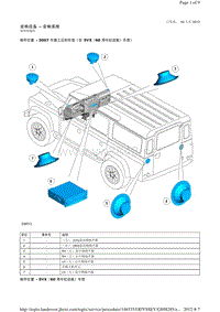 2006-2004年路虎神行者Freelander L314车型维修手册_音响设备 - 音响系统