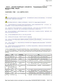 2010-路虎揽胜运动版Sport L320维修手册_变速器控制模块（TCM）— 8 速（8HP70 应用程序）