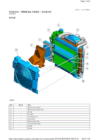 2013-2011年路虎胜运动版L320维修手册_发动机冷却 - TDV8 3.6 升柴油机 - 发动机冷却
