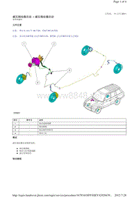 2013-2011年路虎胜运动版L320维修手册_液压制动器启动 - 液压制动器启动