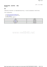 2014-路虎极光L538维修手册_模块通信网络 - 通信网络 - 概述