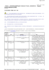 2016-2012年路虎Discovery4 L319_一般信息 - 诊断故障代码(DTC)索引 V8 5.0 升汽油机, 诊断故障代码： Engine Control Module (PCM)