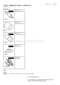 2014-年路虎揽胜L405维修手册_发动机 - TDV6 3.0 升柴油机 - 曲轴前密封件