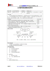 公共宣传部经理职务说明书