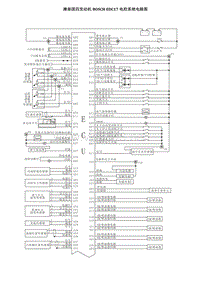 潍柴国四发动机BOSCH EDC17 电控系统电路图 