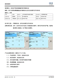 CC2.0T 喷油阀滴漏导致车辆难启动