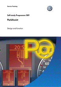 奥迪自学手册ssp389 EN _ParkAssist