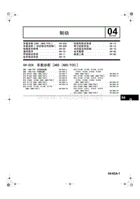 2006奔腾维修手册中册【底盘】_04-02A