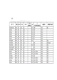 常用晶体管技术参数2SC