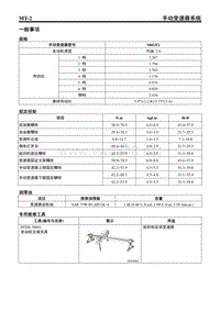 2011东风悦达起亚K5维修手册之06 手动变速器系统