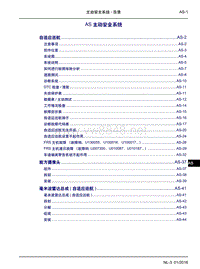 2016吉利博越维修手册AS 主动安全系统