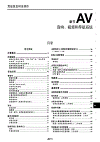 2015东风日产新逍客维修手册53 音响、视频和导航