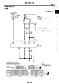 2004东风日产天籁发动机控制系统03-故障码与电路图1