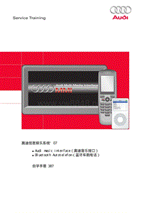 SSP387 CN 奥迪B8娱乐系统‘07