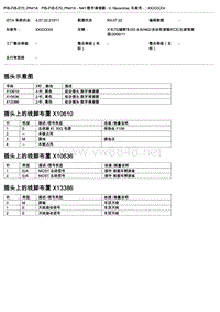 宝马E70底盘X5控制模块端子功能说明 N41 数字调谐器 V.1