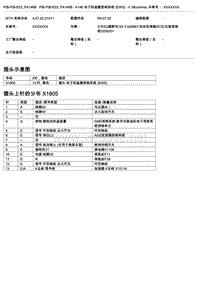 宝马E53底盘3.0X5控制单元端子功能 A146 电子防盗器控制系统 (EWS) V.3