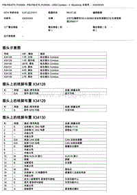 宝马E70底盘X5控制模块端子功能说明 U500 Combox V.1