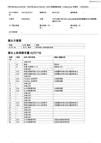 宝马G12底盘新7系控制模块端子说明 A272 特殊装备系统 V.3