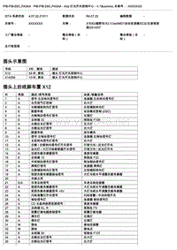 宝马E83底盘X3控制模块端子说明 A3a 灯光开关控制中心 V.1