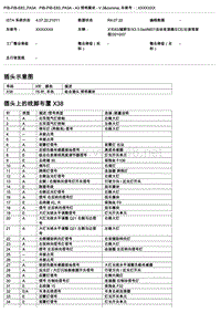 宝马E83底盘X3控制模块端子说明 A3 照明模块 V.3