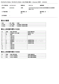 宝马E72底盘X6控制模块端子功能说明 N552 耳机接口模块 V.1