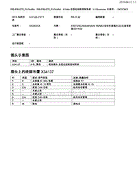 宝马E72底盘X6控制模块端子功能说明 A144a 自适应巡航控制系统 V.1