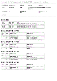 宝马F39底盘X2控制模块端子说明 A67 电动机械式助力转向系统 V.8